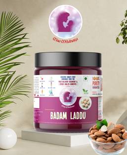 MaaMitahara Fresh Badam Laddu for Post Delivery | Rich in Vitamin K and Boost Memory Power| Mason Jar