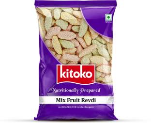 Kitoko Mix Fruit Revadi | Crunchy Rewari | Til Candy | Sesame Sweet | Til Rewadi Pouch Pouch