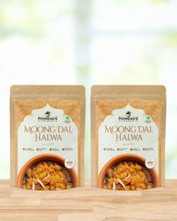 poonjiaji"s Moong Dal Halwa Ready To Eat 500 gram (Contains Cashews & Almonds) Pouch Pouch