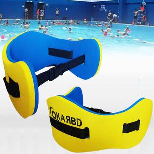 KARBD Swimming Back Floating Belt Adjustable Waist Strap 2 Layer Soft EVA Board Swim Floatation Belt