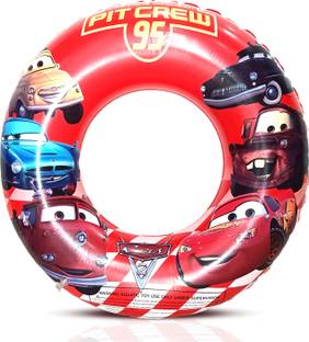 Planet of Toys Car Mobilization Inflatable Swimming Ring for Kids Age 3-6 Fun Pool Float Tube Swim Floatation Belt