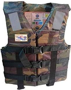 APEX 5-Star Military Design Adult Life Jacket – Swim Flotation Vest for Water Sports & Boating Swim Floatation Belt