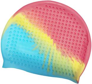 ramesh Premium 100% Silicone Easy Comfort Anti Slip Swimming Cap