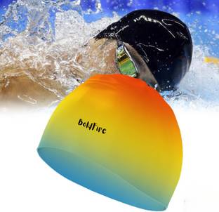 BoldFire Unisex Swimming Non-Slip Highly Durable Silicon Swimming Cap