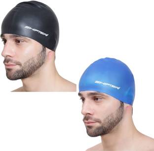SHIFTER Swimming Cap For Men Women Silicone Anti Slip Skid Swimming Cap