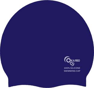KARBD Silicone Swimming Cap Unisex Universal Size Soft Swimming Pool Head Cap Swimming Cap