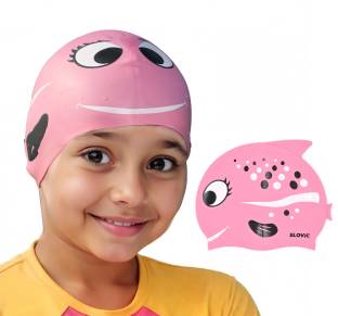SLOVIC Leak Proof | Protects Hair From Chemical Damage | Premium Quality Silicone |Boys Swimming Cap