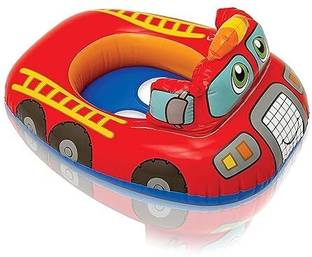 GETZET Swimming Tube for Kids Baby Safe Anti-flip Inflatable Swimming Floats Car Swimming Cap