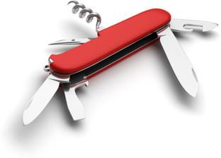 ASTOUND Multifunctional Swiss 91mm Folding Knife-Red-al Multi Tool, Knife, Pocket Knife, Survival Knife