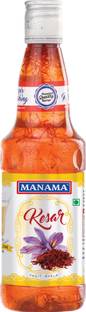 MANAMA Kesar Syrup, Mixer for Mocktails, Drinks, Juices, Beverages (Kesar)