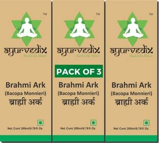 ayurvedix Brahmi Ark- Beneficial for Improving Memory, Alzheimer, Insomnia Natural