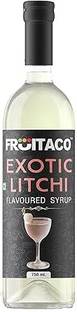 fruitaco Litchi Syrup: Perfect Mixer For Enhancing Mocktails & Cocktails, Drinks, 750