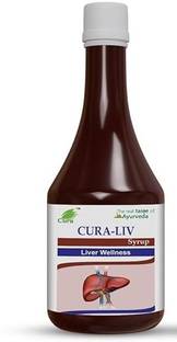 Cura CURALIV SYRUP Liver Tonic For Fatty liver, Support Hepatic System400ml ALOEVERA
