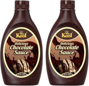 Mr.Kool Dark Chocolate Syrup 200g Combo For Cake, Dressing (400g) Chocolate