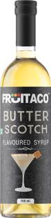 fruitaco Butterscotch Mocktail Syrup for Mocktails , Cocktails Butter Scotch