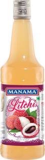 MANAMA Litchi Syrup, Mixer for Mocktails, Cocktails, Drinks, Juices