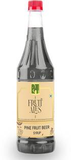 DHAMPUR GREEN Pine Fruit Beer Mocktail Syrup, 750ml pine apple