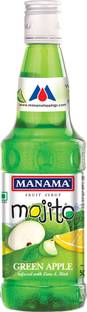 MANAMA Green Apple Mojito Syrup, Mixer for Mocktails and Cocktails 500ML