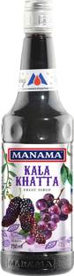 MANAMA Kala Khatta Syrup, Mixer for Mocktails and Cocktails 750ml