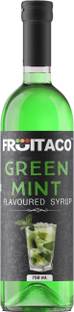 fruitaco Green Mint Syrup for Mocktails , Cocktails Green Mint