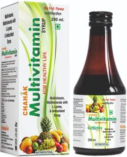 CHAHAK Multivitamin Syrup Mix Fruits