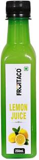 fruitaco Yellow Lemon Juice Concentrate Ideal for daily use in Cooking & Beverages lemon