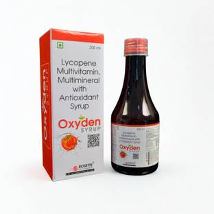 Rosette Pharmaceuticals Oxyden MultiVitamins Multiminerals Lycopene Syrup Tomato