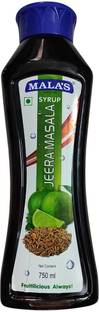 mala's Jeera Masala Syrup Bottle Jeera Masala