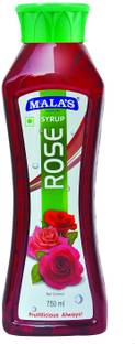 mala's Rose Syrup -Fruitilicious Always Rose