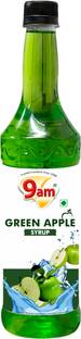 9am Green Apple Mocktail Syrup Green Apple