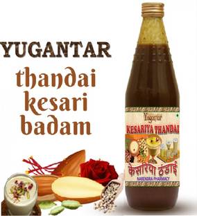 YUGANTAR KESARIYA BADAM THANDAI SYRUP (1000 ML) KESAR , ALMOND KESAR ALMOND