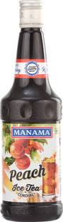MANAMA Ice Tea Peach Syrup Peach Syrup, 750ML, Mixer for Mocktails and Cocktails