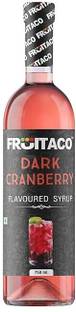 fruitaco Cranberry Syrup: Perfect Mixer For Enhancing Mocktails & Cocktails, Drinks 750