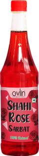 Ovlin Premium Rose Syrup Made With Real Rose Petals|gulab Sarbat|handmade Sarbat ROSE