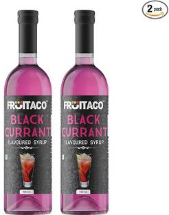fruitaco Black Currant Syrup : Perfect Mixer For Enhancing Mocktails & Cocktails, Drinks 750
