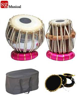 SG MUSICAL GT6 Student Handmade Indian Iron Tabla Set Tabla