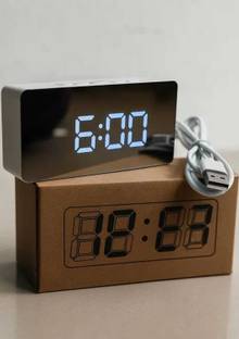 BabaTradeers Digital White Clock