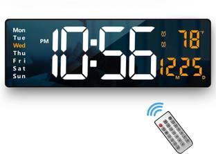 NXZ Electric Clock 13 cm X 32 cm Wall Clock