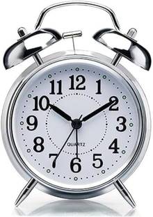 Hiply Analog Silver Clock
