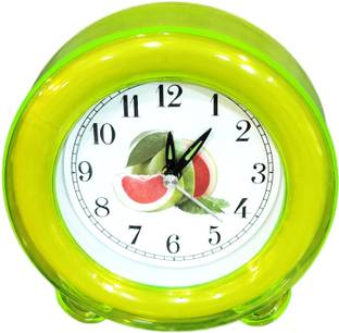 Lemon Tree Analog Green Clock