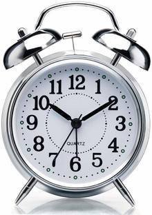 BBD Kitchen Shop Analog Silver Clock