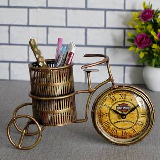 Discount ARA Analog Brown Clock