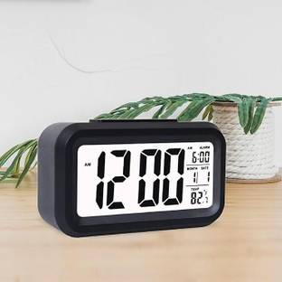 NIVKEZ Digital Black Clock