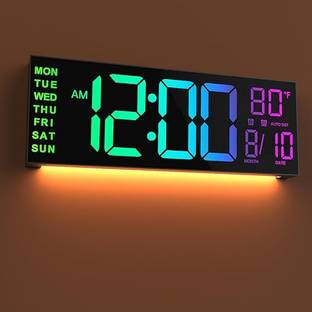 AQUARIUSSTORE Digital Multicolor Clock