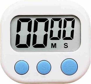 Kadio Digital White Clock