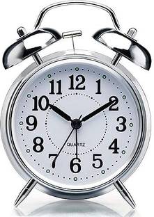 jktrdars Analog Silver Clock