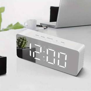 sykz Analog-Digital White Clock