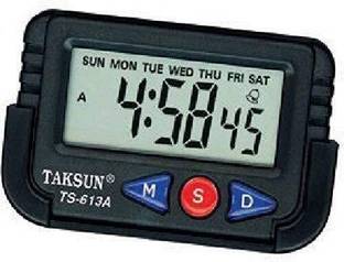 KANISHA ENTERPRISES Digital Black Clock