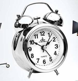 BBD Kitchen Shop Analog Silver Clock