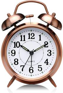 hexa hub Analog Gold Clock